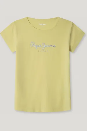 Pepe Jeans T-shirt logodruck slim fit