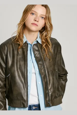 Pepe Jeans Jacke wasserdicht ledereffekt