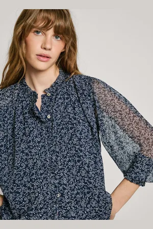 Pepe Jeans Bluse fliessender stoff blumenmuster