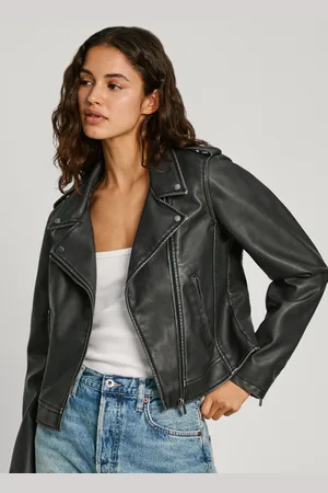 Pepe Jeans Bikerjacke lederoptik