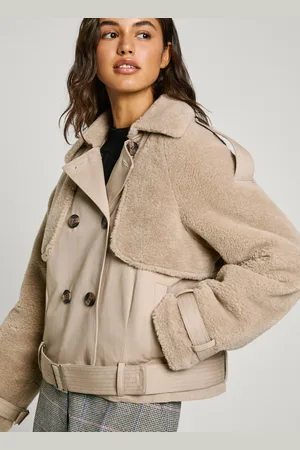 Pepe Jeans Trenchcoat kurz schaffell