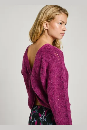Pepe Jeans Pullover durchbrochen rundausschnitt