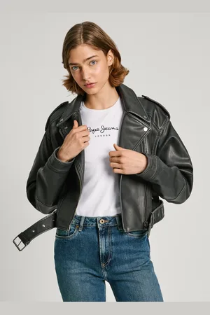 Pepe Jeans Bikerjacke lederoptik