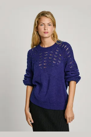 Pepe Jeans Pullover durchbrochen rundausschnitt