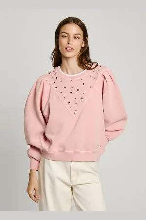 Pepe Jeans Pullover rundausschnitt nieten