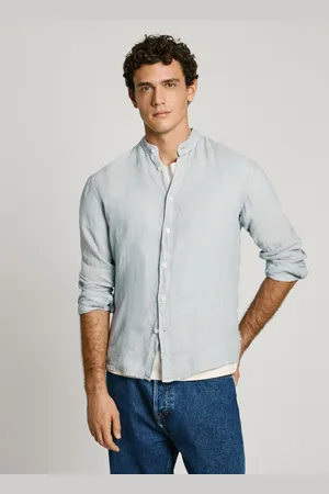 Pepe Jeans Hemd mao-kragen regular fit