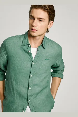 Pepe Jeans Hemd gesticktes logo regular fit