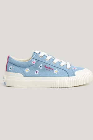 Pepe Jeans Sneakers denim blumenmuster