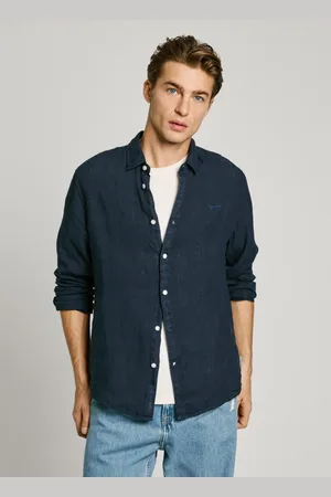 Pepe Jeans Hemd gesticktes logo regular fit