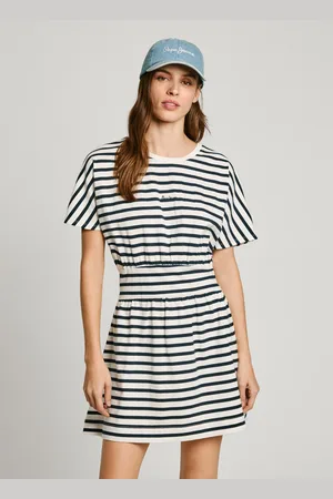 Pepe Jeans Kleid kurz gestreift