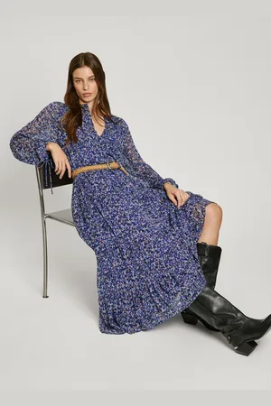Pepe Jeans Kleid lang blumenmuster