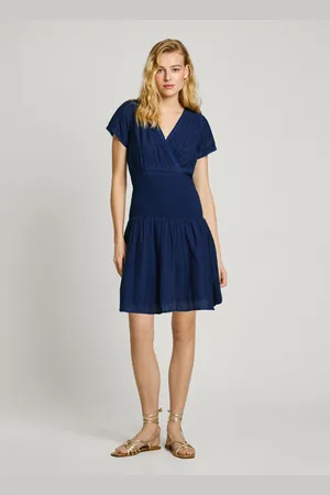 Pepe Jeans Kleid kurz v-ausschnitt