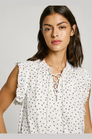 Pepe Jeans Bluse bedruckt ärmellos
