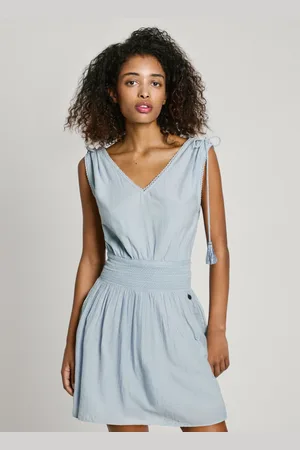 Pepe Jeans Kleid kurz v-ausschnitt