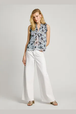 Pepe Jeans Oberteil ärmellos blumenmuster