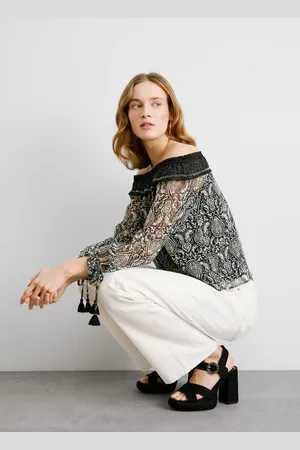 Pepe Jeans Bluse chiffon paisley-muster