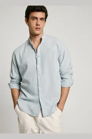 Pepe Jeans Hemd mao-kragen regular fit