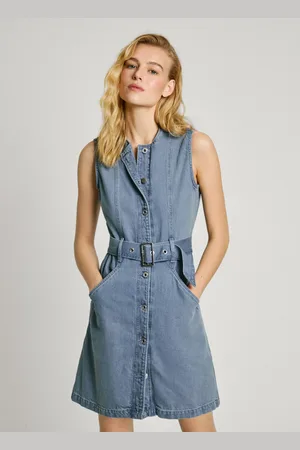 Pepe Jeans Kleid kurz denim regular fit