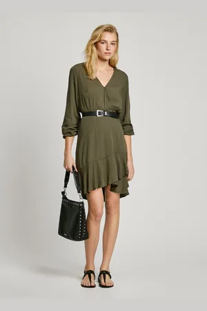 Pepe Jeans Kleid kurz v-ausschnitt