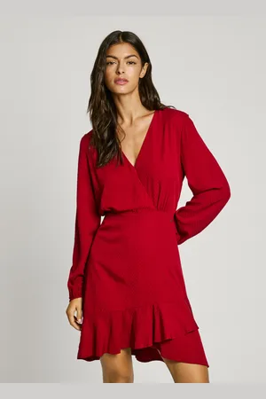 Pepe Jeans Kleid kurz v-ausschnitt