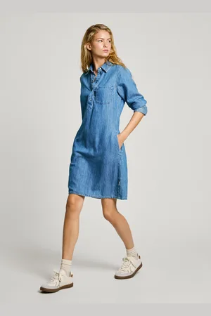 Pepe Jeans Kleid kurz denim regular fit