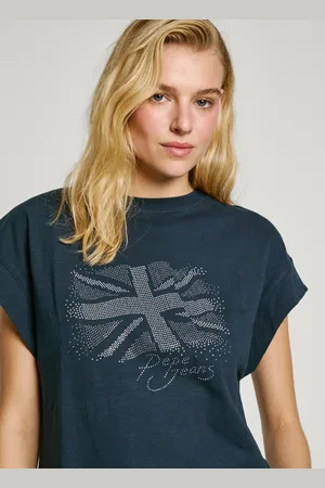 Pepe Jeans T-shirt union jack strass
