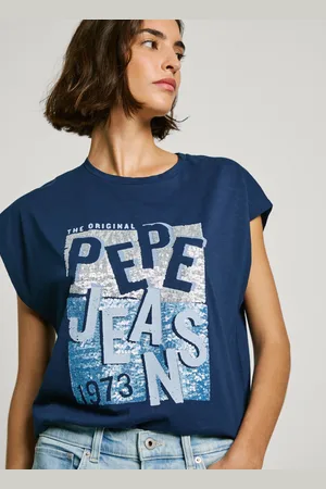 Pepe Jeans T-shirt maxi-logodruck