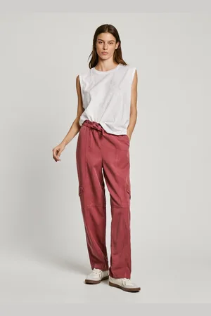 Pepe Jeans Hose cargo stückgefärbt
