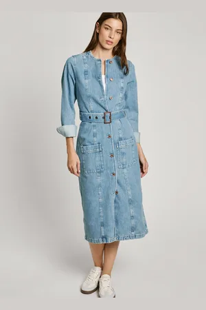 Pepe Jeans Kleid midi denim loose fit