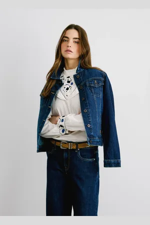 Pepe Jeans Bluse popeline gestrickte details