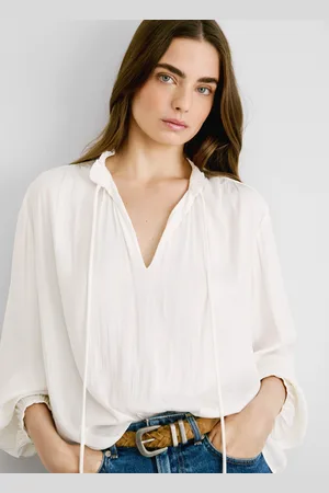 Pepe Jeans Bluse satin mao-kragen