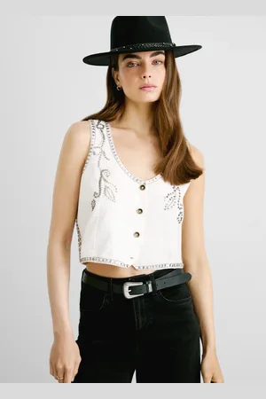 Pepe Jeans Weste twill pailletten