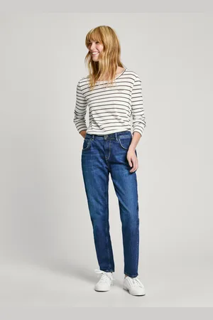 Pepe Jeans Jeans tapered fit high waist - violet