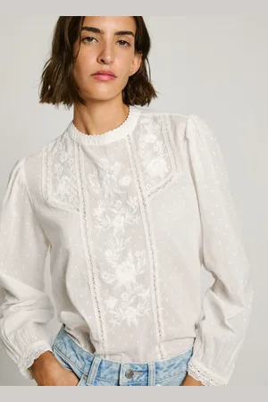 Pepe Jeans Bluse gestickte details