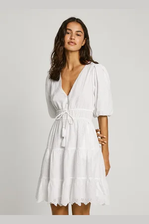 Pepe Jeans Kleid kurz puffärmel