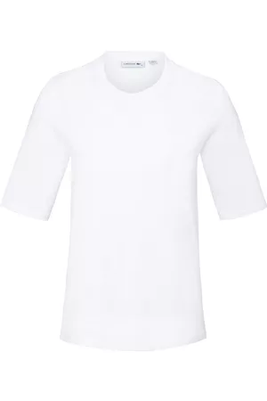 Lacoste Rundhals-Shirt langem 1/2-Arm weiss