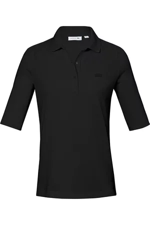 Lacoste Damen Longsleeves - Polo-Shirt langem 1/2-Arm