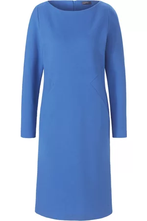 Mybc Damen Freizeitkleider - Jersey-Kleid blau Größe: 36