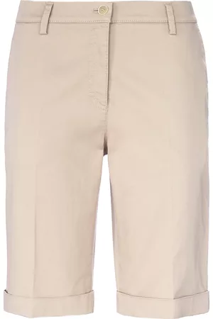 Brax Damen Bermudas - Slim Fit-Bermuda Modell Mia B. beige Größe: 36