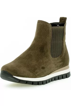 Gabor Damen Stiefeletten - Stiefelette grün Größe: 35