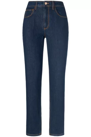Guess Damen Cropped Jeans - Jeans blau Größe: 28