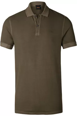 HUGO BOSS Polo-Shirt grün Größe: 48