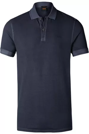 HUGO BOSS Herren Poloshirts - Polo-Shirt blau Größe: 48
