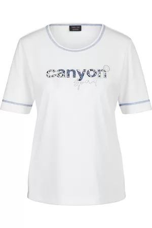 Canyon Damen Shirts - Rundhals-Shirt 1/2-Arm weiss Größe: 36
