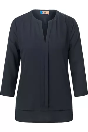 WALL London Damen 3/4 Longsleeves - Blusen-Shirt 3/4-Arm schwarz Größe: 38