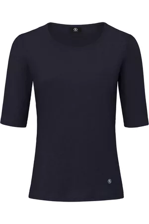 Bogner Damen Shirts - Rundhals-Shirt Modell Velvet blau Größe: 36