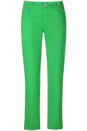 Angels Damen Straight Jeans - Jeans Regular Fit Modell Cici grün Größe: 20