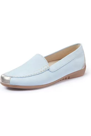 Gabor Damen Halbschuhe - Slipper blau Größe: 35