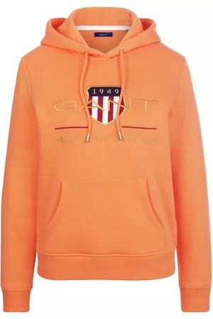 GANT Damen Sweatshirts - Hoodie-Sweatshirt orange Größe: 36