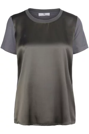 Peter Hahn Damen Shirts - Blusen-Shirt grau Größe: 36